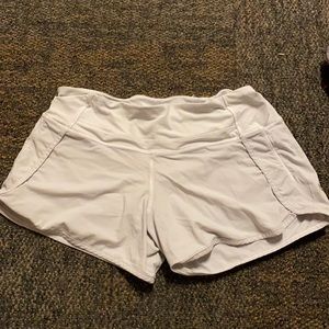 White Lululemon Shorts Size 6